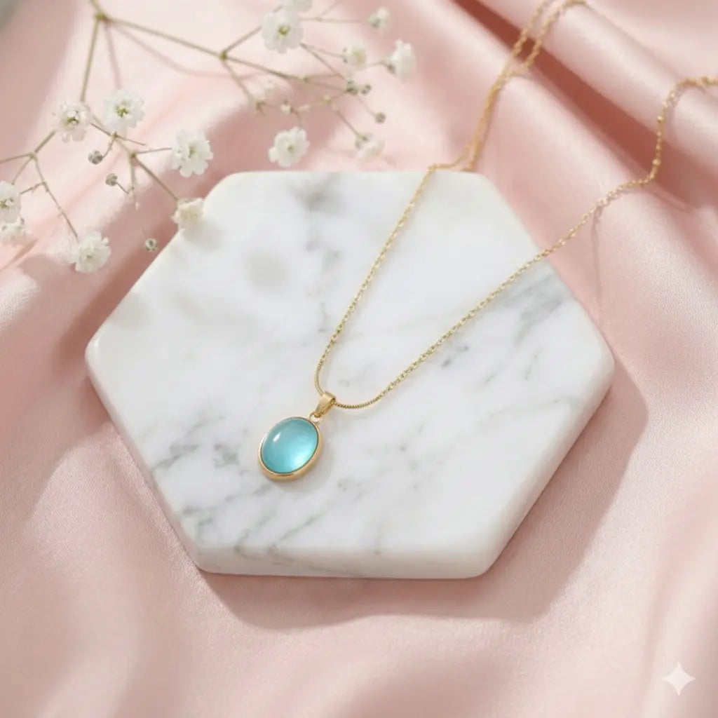 AQUA Nile Necklace Bareeq