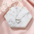 Diamond Heart Necklace Bareeq